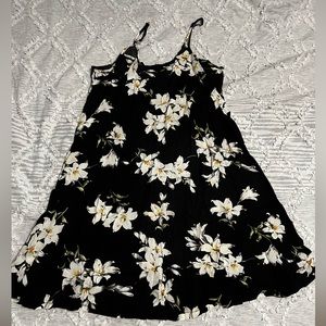 Black Floral Sundress